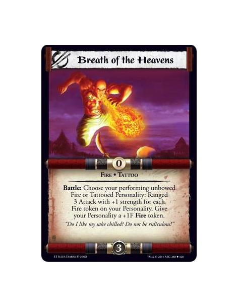 Breath of the Heavens  - Fire • TattooBattle: Choose your performing unbowed Fire or Tattooed Personality: Ranged 3 Attack with