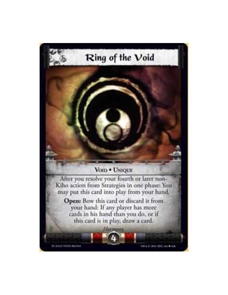 Ring of the Void  - Void • UniqueAfter you resolve your fourth or later non- Kiho action from Strategies in one phase: You may p