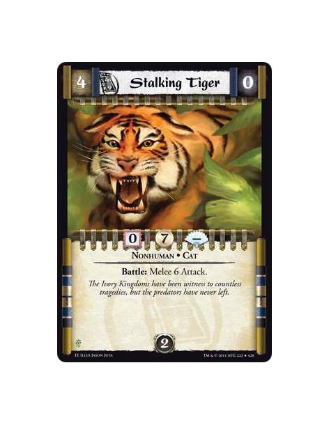 Stalking Tiger  - Nonhuman • CatBattle: Melee 6 Attack.