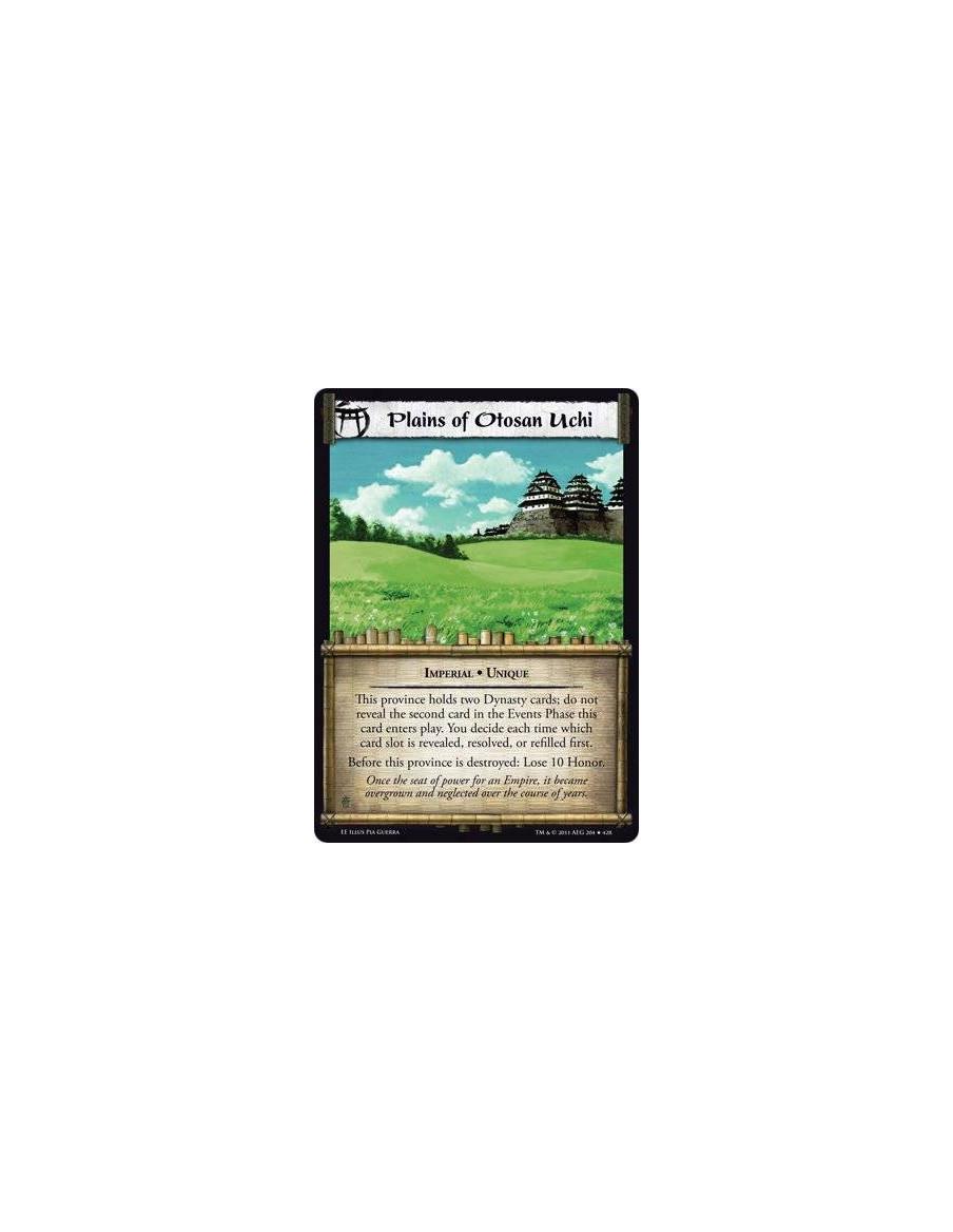 Plains of Otosan Uchi  - Imperial • UniqueThis province holds two Dynasty cards;do not reveal the second card in the Events Phas