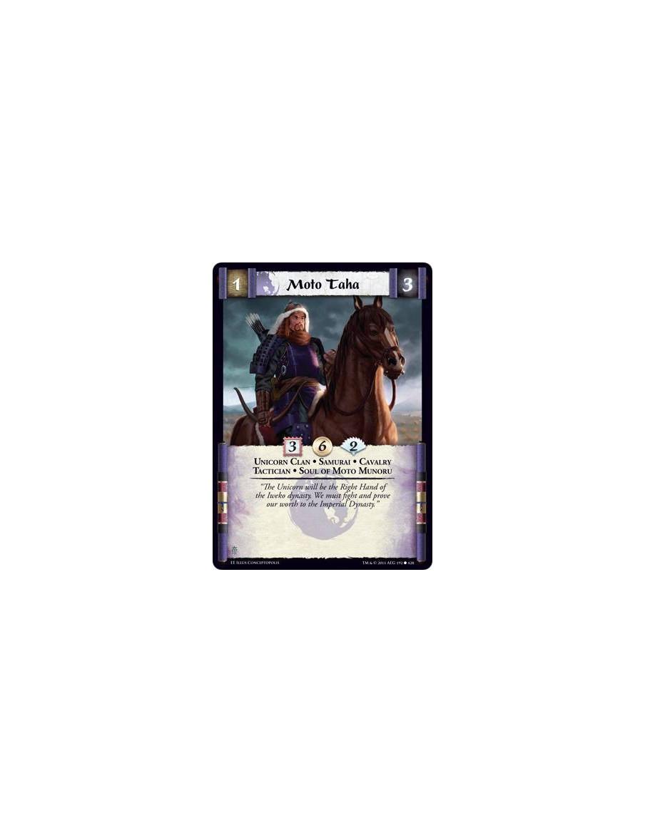 Moto Taha  - Unicorn Clan • Samurai • Cavalry • Tactician • Soul of Moto Mumoru