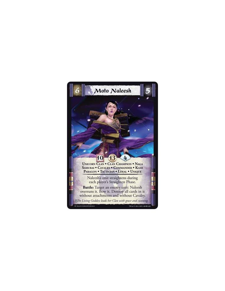 Moto Naleesh  - Unicorn Clan • Clan Champion • Naga • Samurai • Cavalry • Commander • Kami • Paragon • Tactician • Loyal • Uniqu