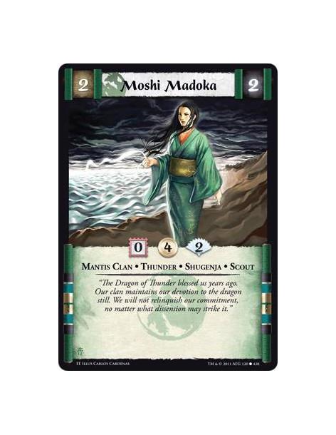 Moshi Madoka  - Mantis Clan • Thunder • Shugenja • Scout