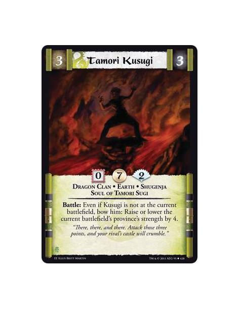 Tamori Kusugi  - Dragon Clan • Earth • Shugenja • Soul of Tamori SugiBattle: Even if Kusugi is not at the current battlefield, b