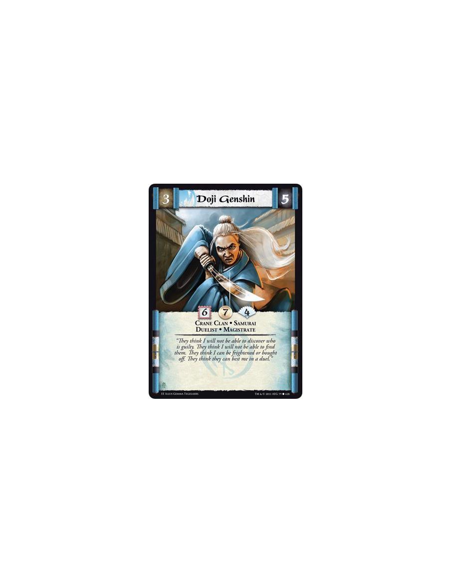 Doji Genshin  - Crane Clan • Samurai • Duelist • Magistrate