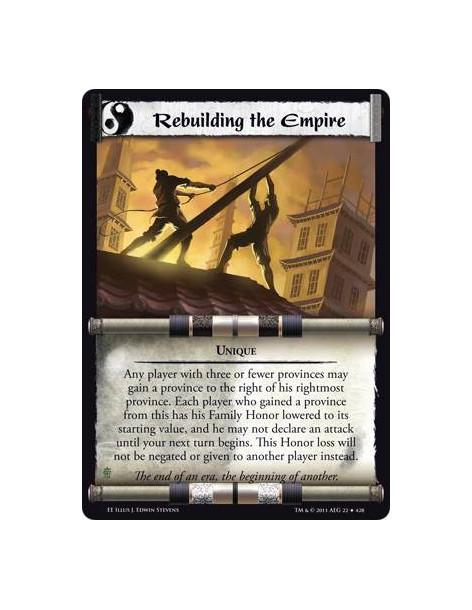 Rebuilding the Empire  - UniqueAny player with three or fewer provinces may gain a province to the right of his rightmost provin