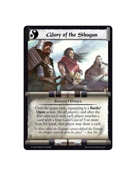 Glory of the Shogun  - Shogun • UniqueUntil the game ends, equipping is a Battle/Open action (for all players), and after the fi