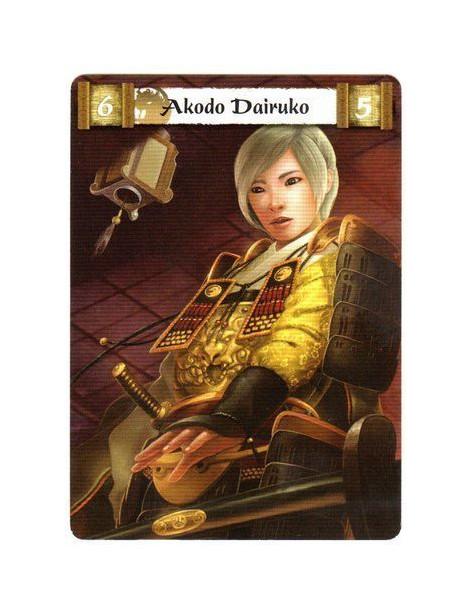Akodo Dairuko Full Bleed  - Lion Clan • Clan Champion • Samurai • Paragon • Tactician • Loyal • UniqueReaction: Even if Dairuko