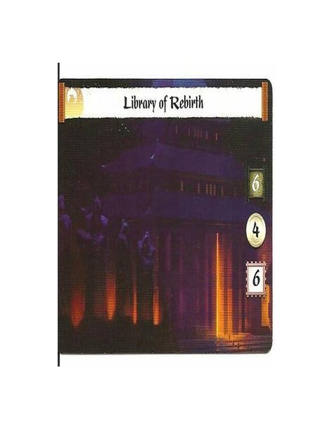 Library of Rebirth FULL BLEED  - Reaction: Even if this card is bowed, when paying for a Spell during the Combat Segment: Produc