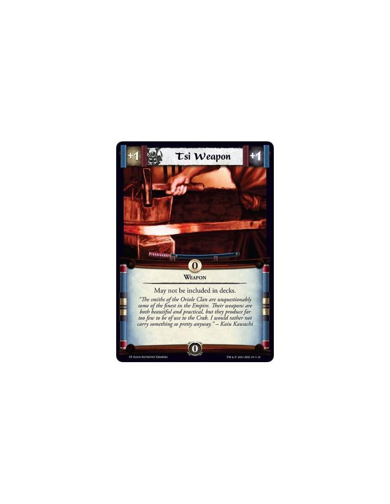Tsi Weapon  - WeaponMay not be included in decks.