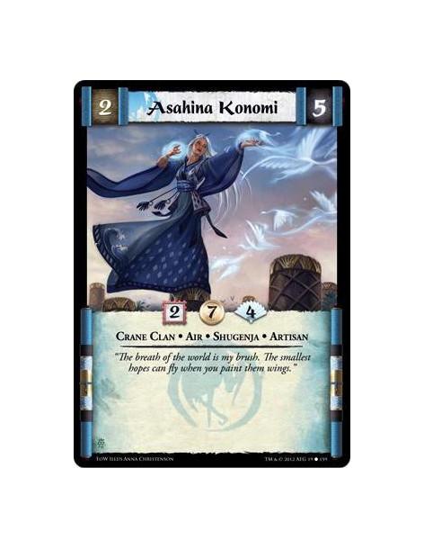 Asahina Konomi  - Crane Clan • Air • Shugenja • Artisan