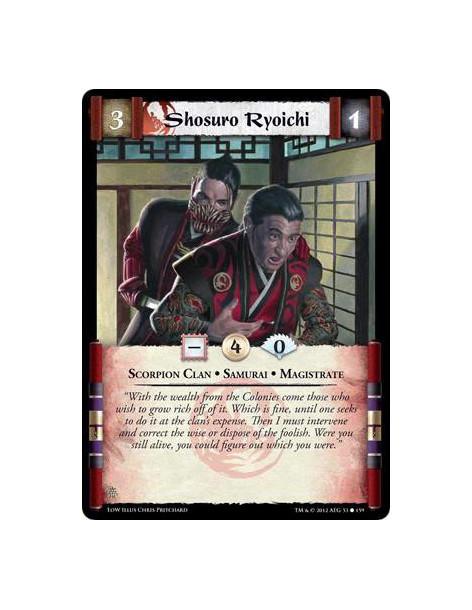 Shosuro Ryoichi  - Scorpion Clan • Samurai • Magistrate