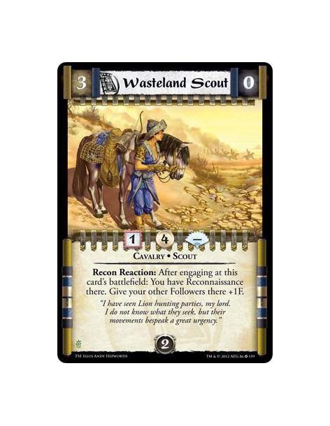 Wasteland Scout  - Recon Reaction: After engaging at this card's battlefield: You have Reconnaissance there. Give your other Fol