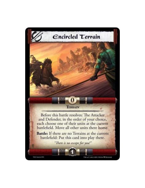 Encircled Terrain (Alternate Art)  - TerrainBefore this battle resolves: The Attacker and Defender, in the order of your choice,