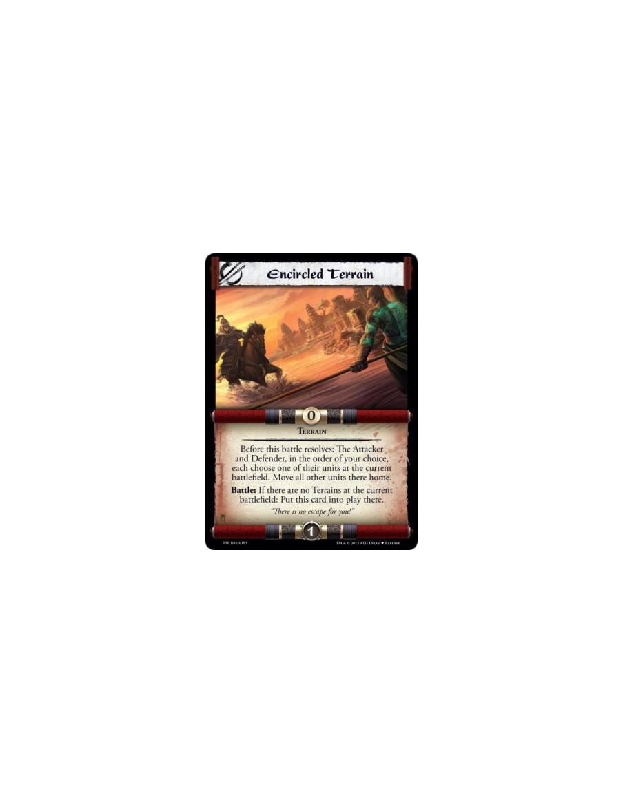 Encircled Terrain (Alternate Art)  - TerrainBefore this battle resolves: The Attacker and Defender, in the order of your choice,