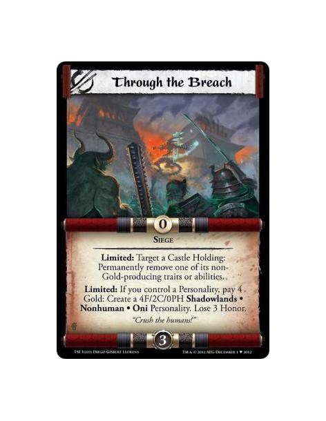 Through the Breach  - SiegeLimited: Target a Castle Holding: Permanently remove one of its non-Gold-producing traits or abilitie