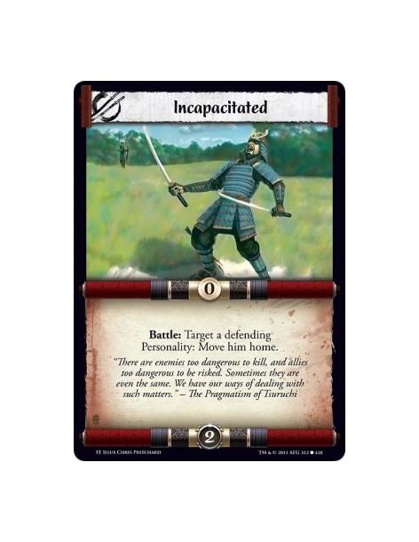 Incapacitated  -     Battle: Target a defending Personality: Move him home.