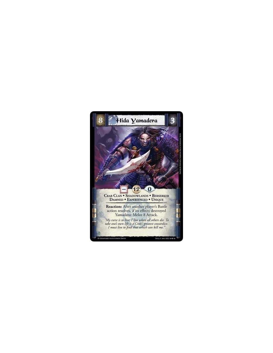Hida Yamadera Exp  - Crab Clan • Shadowlands • Berserker • Damned • Experienced • UniqueReaction: After another player's Battle 