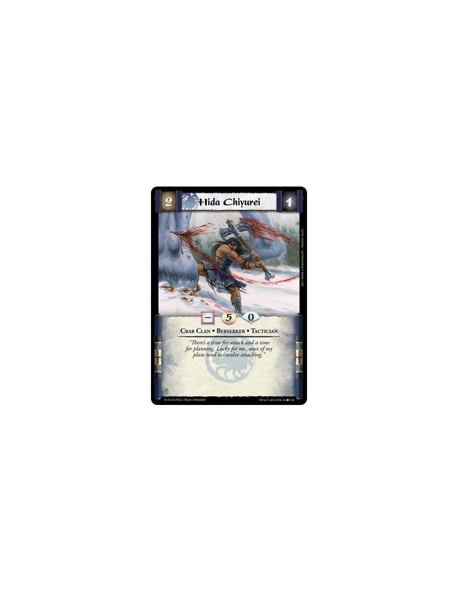 Hida Chiyurei  - Crab Clan • Berserker • Tactician