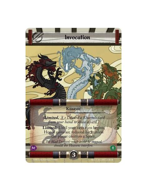 Invocation FULL BLEED  - Kharmic(Limited, : Discard a Kharmic card from your hand to draw a card.)Limited: Until your next turn