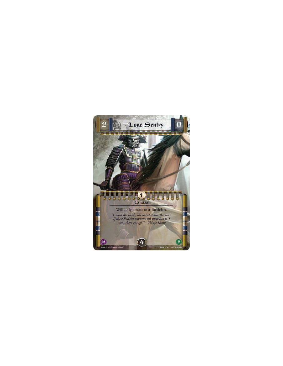 Lone Sentry FULL BLEED  - CavalryWill only attach to a Tactician.