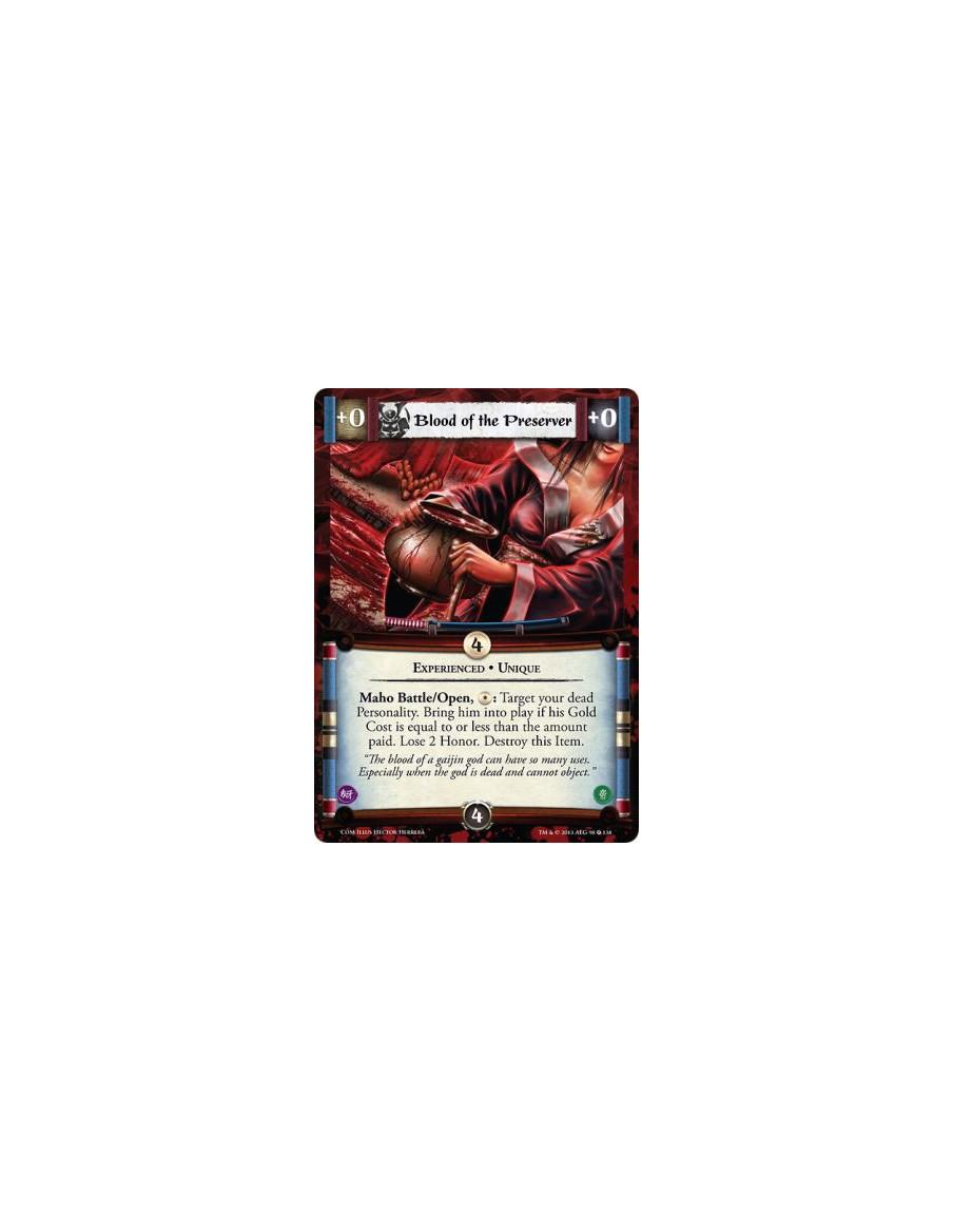 Blood of the Preserver Exp  - Experienced • UniqueMaho Battle/Open, : Target your dead Personality. Bring him into play if his G
