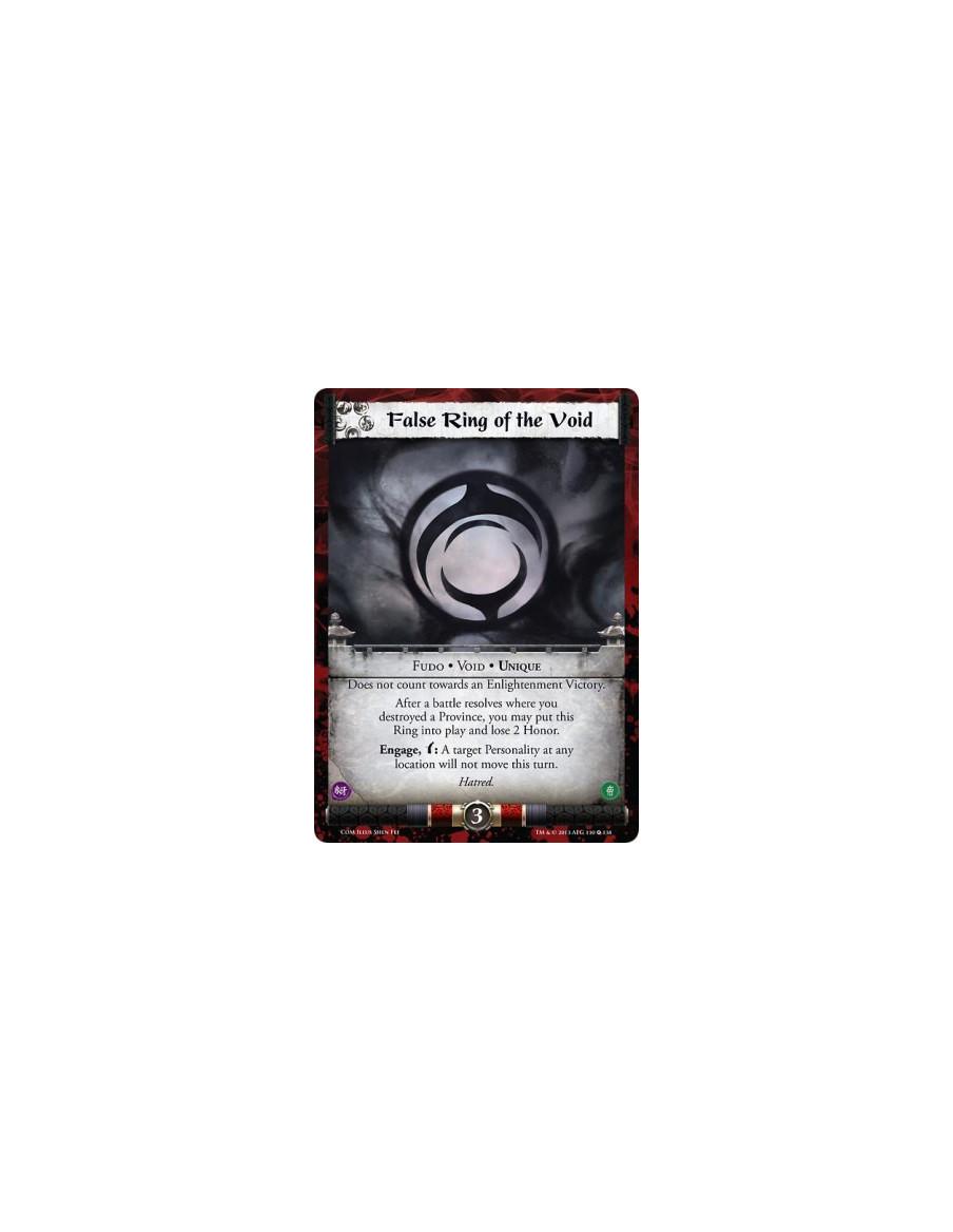 False Ring of the Void FOIL  - Void • Fudo • Unique  Does not count towards an Enlightenment Victory.After a battle resolves whe
