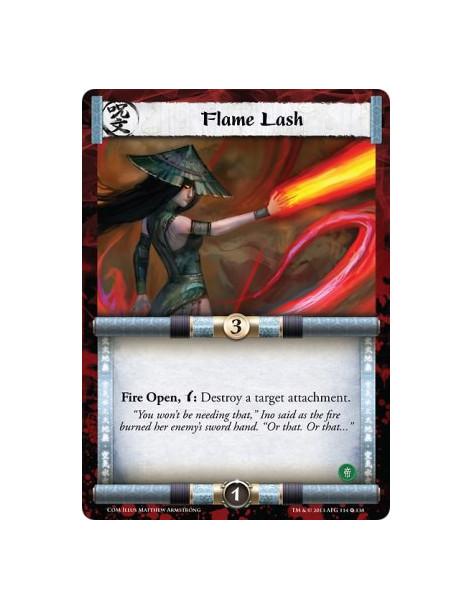 Flame Lash  - Fire  Fire Open, w: Destroy a target attachment.
