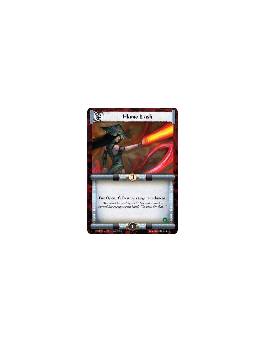 Flame Lash  - Fire  Fire Open, w: Destroy a target attachment.