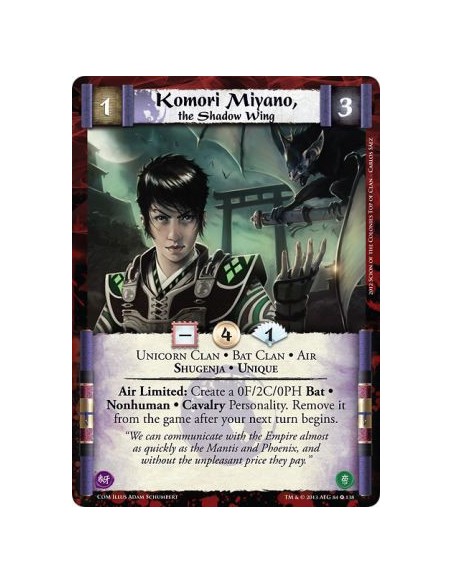 Komori Miyano, the Shadow Wing