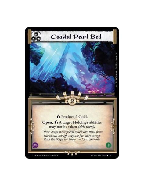 Coastal Pearl Bed  - w: Produce 2 Gold.Open, w: A target Holding's abilities may not be taken (this turn).