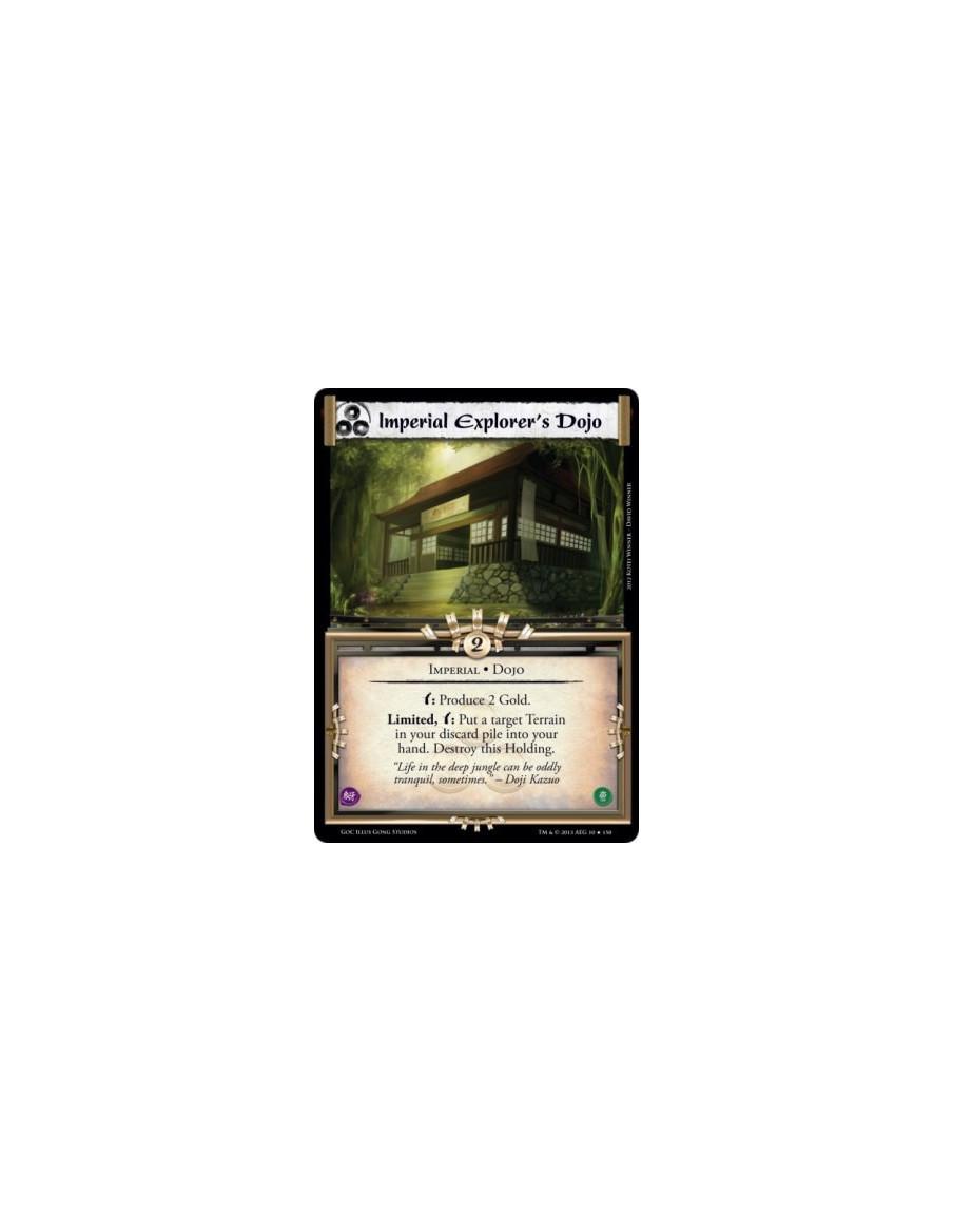 Imperial Explorer's Dojo  - Imperial • Dojow: Produce 2 Gold.Limited, w: Put a target Terrain in your discard pile into your han