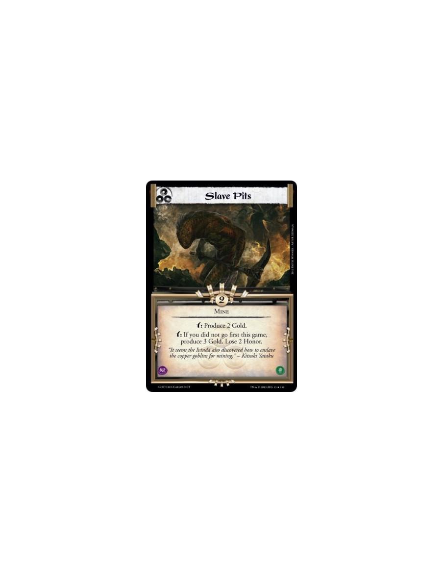 Slave Pits  - Minew: Produce 2 Gold.w: If you did not go first this game, produce 3 Gold. Lose 2 Honor.