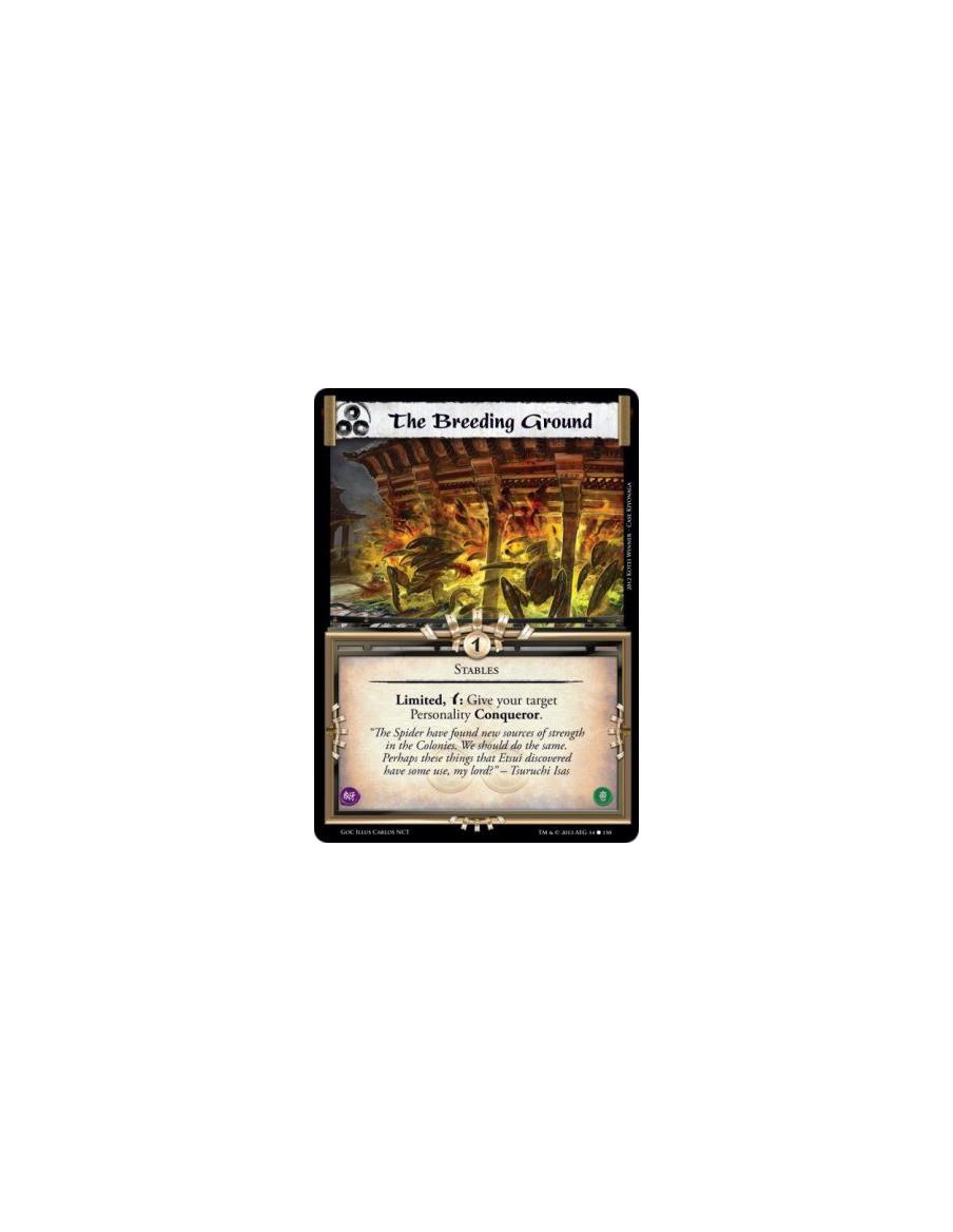 The Breeding Ground  - StablesLimited, w: Give your target Personality Conqueror.