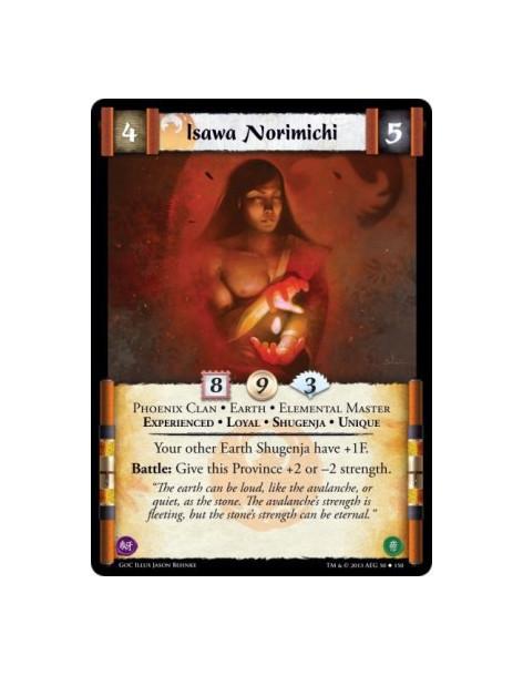 Isawa Norimichi Exp  - Phoenix Clan • Earth • Elemental Master • Experienced • Loyal • Shugenja • UniqueYour other Earth Shugenj