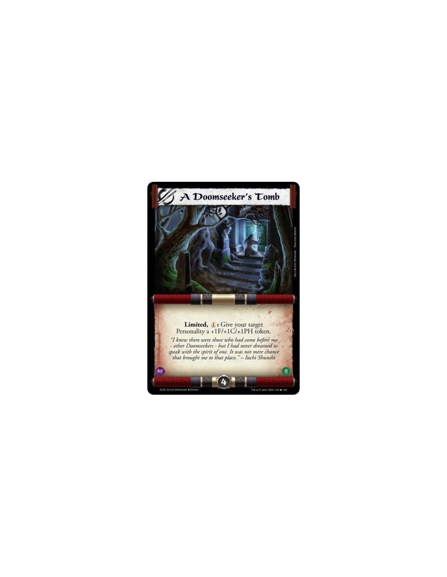 A Doomseeker's Tomb  - Limited, 1: Give your target Personality a +1F/+1C/+1PH token.