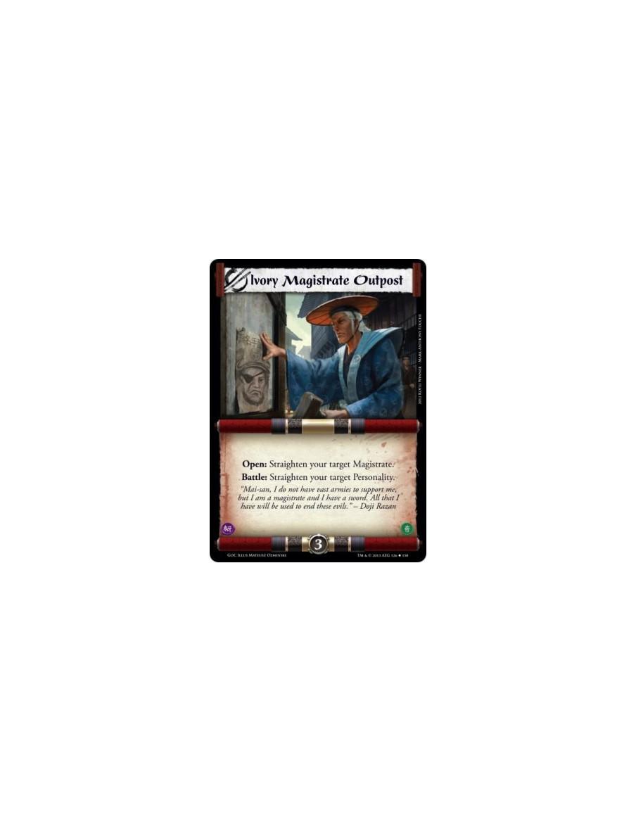 Ivory Magistrate Outpost  - Open: Straighten your target Magistrate.Battle: Straighten your target Personality.