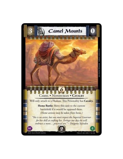 Camel Mounts  - Camel • Cavalry • NonhumanWill only attach to a Human. This Personality has Cavalry.Home Battle: Move this unit