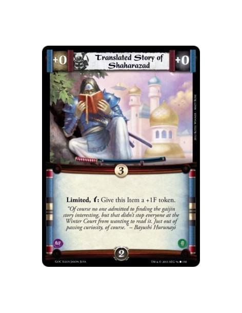 Translated Story of Shaharazad  - Limited, w: Give this Item a +1F token.