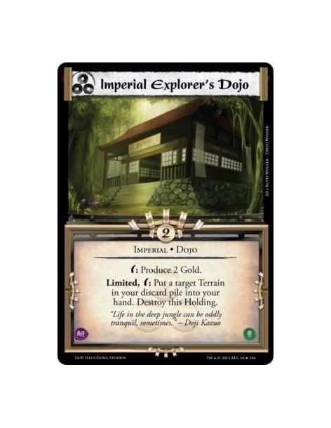 Imperial Explorer's Dojo FOIL  - Imperial • Dojow: Produce 2 Gold.Limited, w: Put a target Terrain in your discard pile into you