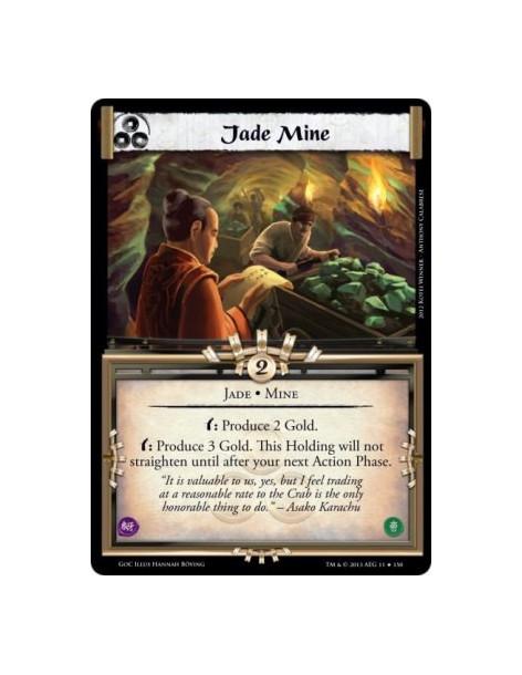 Jade Mine FOIL  - Jade • Minew: Produce 2 Gold.w: Produce 3 Gold. This Holding will not straighten until after your next Action 