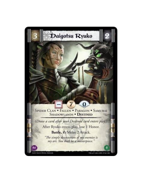 Daigotsu Ryuko FOIL  - Destined • Fallen • Paragon • Samurai • Shadowlands • Spider Clan(Draw a card after your Destined card en