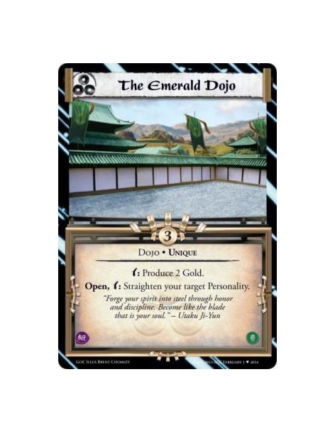 The Emerald Dojo FOIL  - Dojo • Uniquew: Produce 2 Gold.Open, w: Straighten your target Personality.