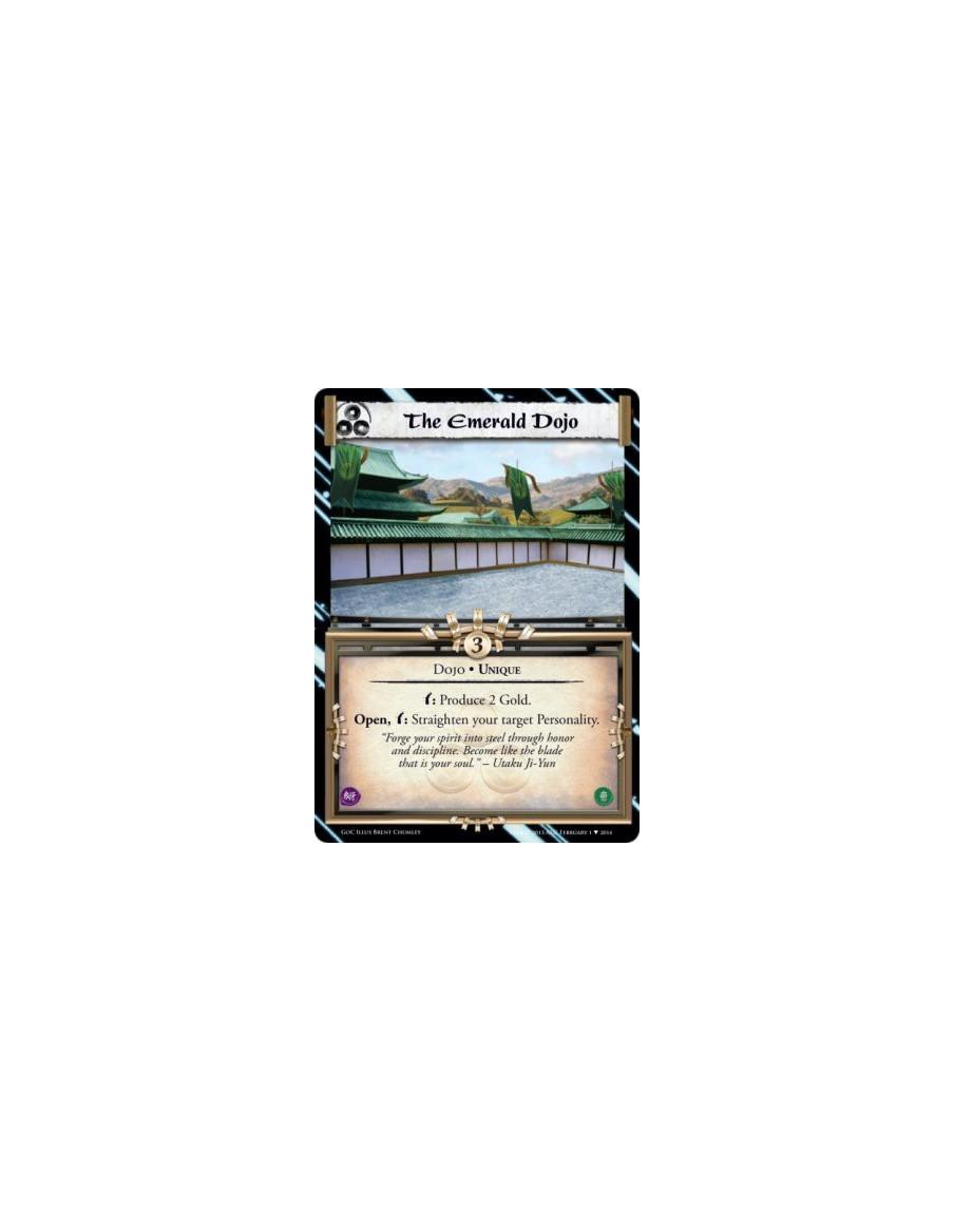 The Emerald Dojo FOIL  - Dojo • Uniquew: Produce 2 Gold.Open, w: Straighten your target Personality.