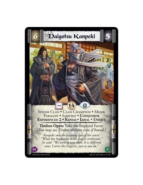 Daigotsu Kanpeki Exp2  - Clan Champion • Conqueror • Experienced 2 • Kensai • Loyal • Monk • Paragon • Samurai • Spider Clan • U