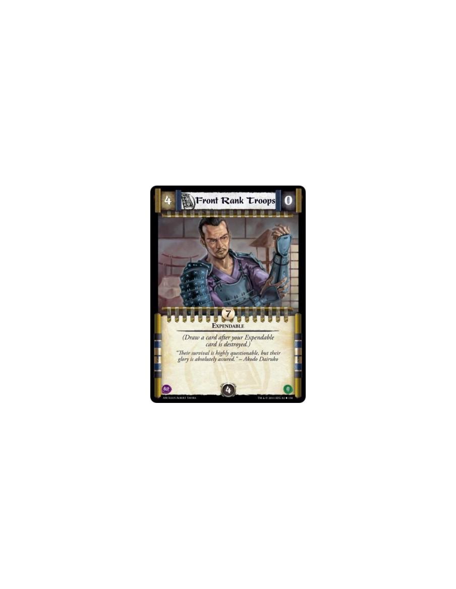 Front Rank Troops  - Expendable              (Draw a card after your Expendable card is destroyed.)