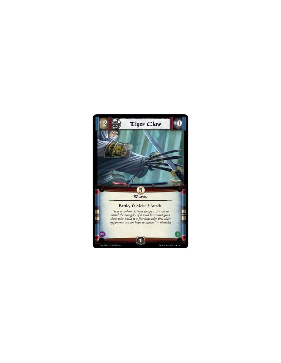 Tiger Claw  - Weapon                Battle, w: Melee 3 Attack.