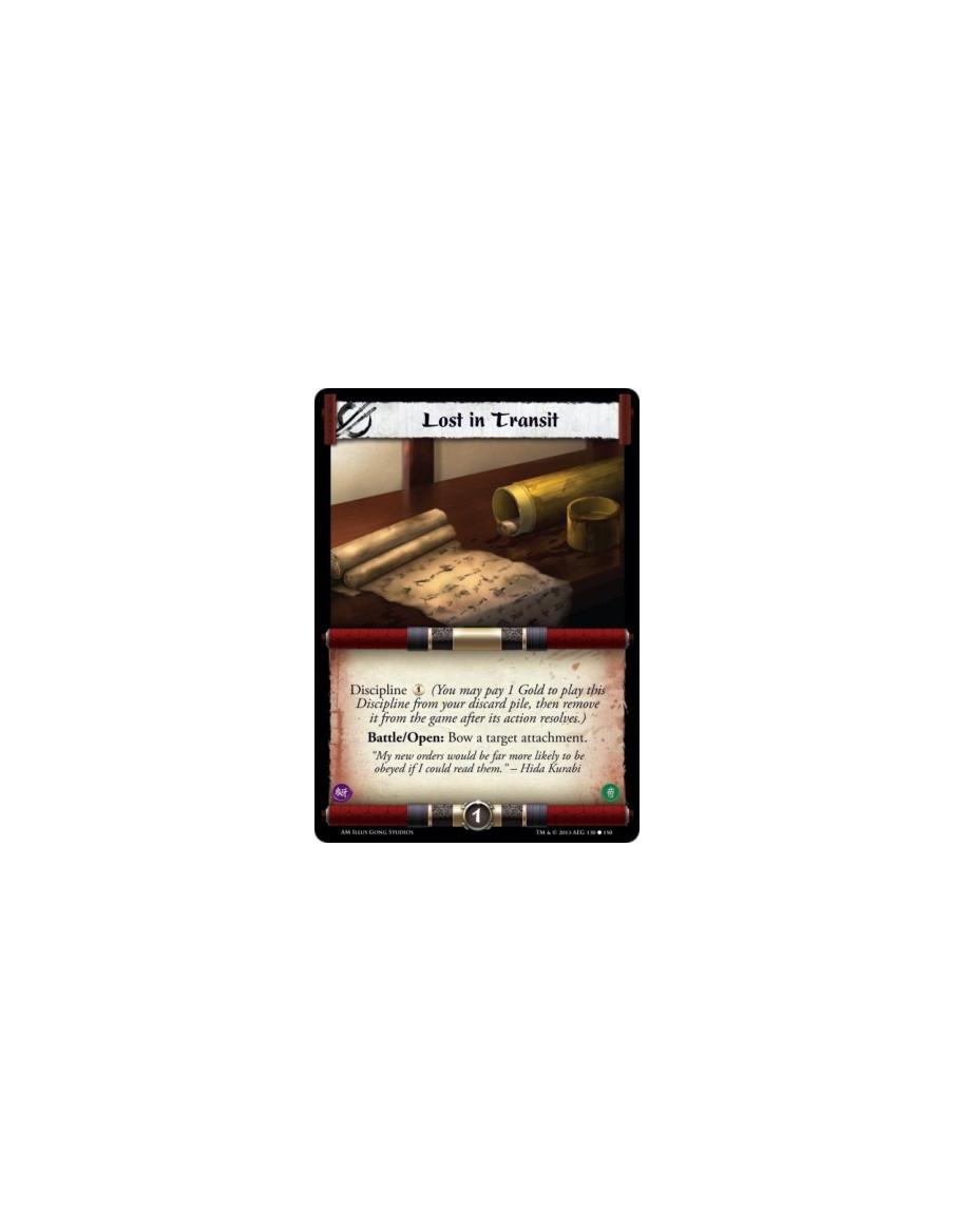 Lost in Transit  -   Discipline  (You may pay 1 Gold to play this Discipline from your discard pile, then remove it from the gam