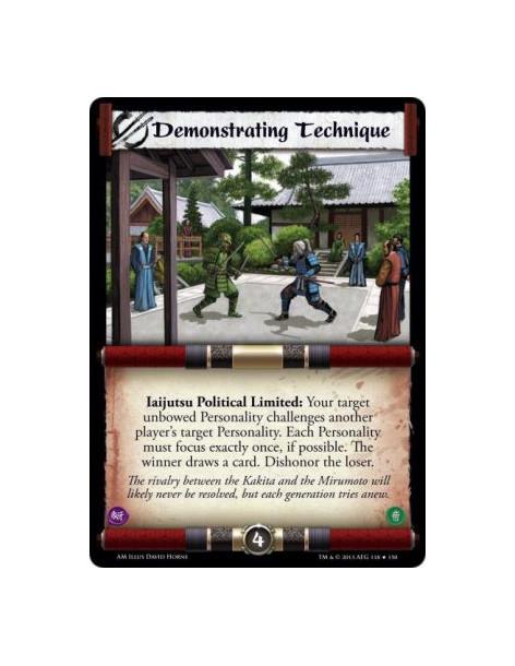 Demonstrating Technique FOIL  - Iaijutsu • Political  Iaijutsu Political Limited: Your target unbowed Personality challenges ano