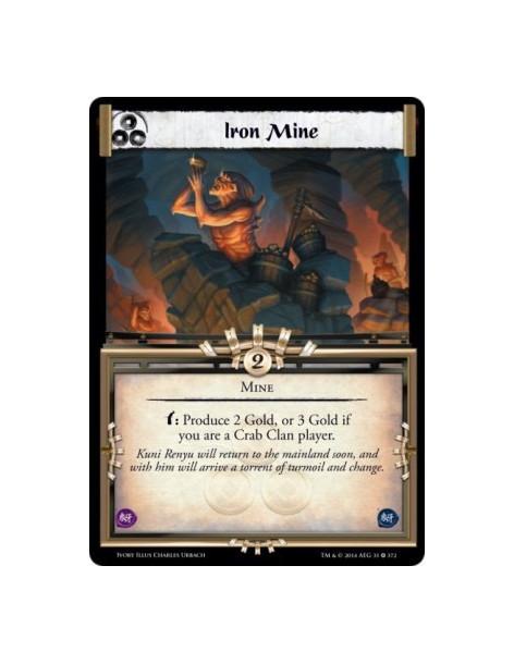 Iron Mine  - Minew: Produce 2 Gold, or 3 Gold if you are a Crab Clan player.